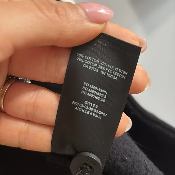 *BLACK* TNA Cozy Boyfriend Shirt - Picture 3 of 13